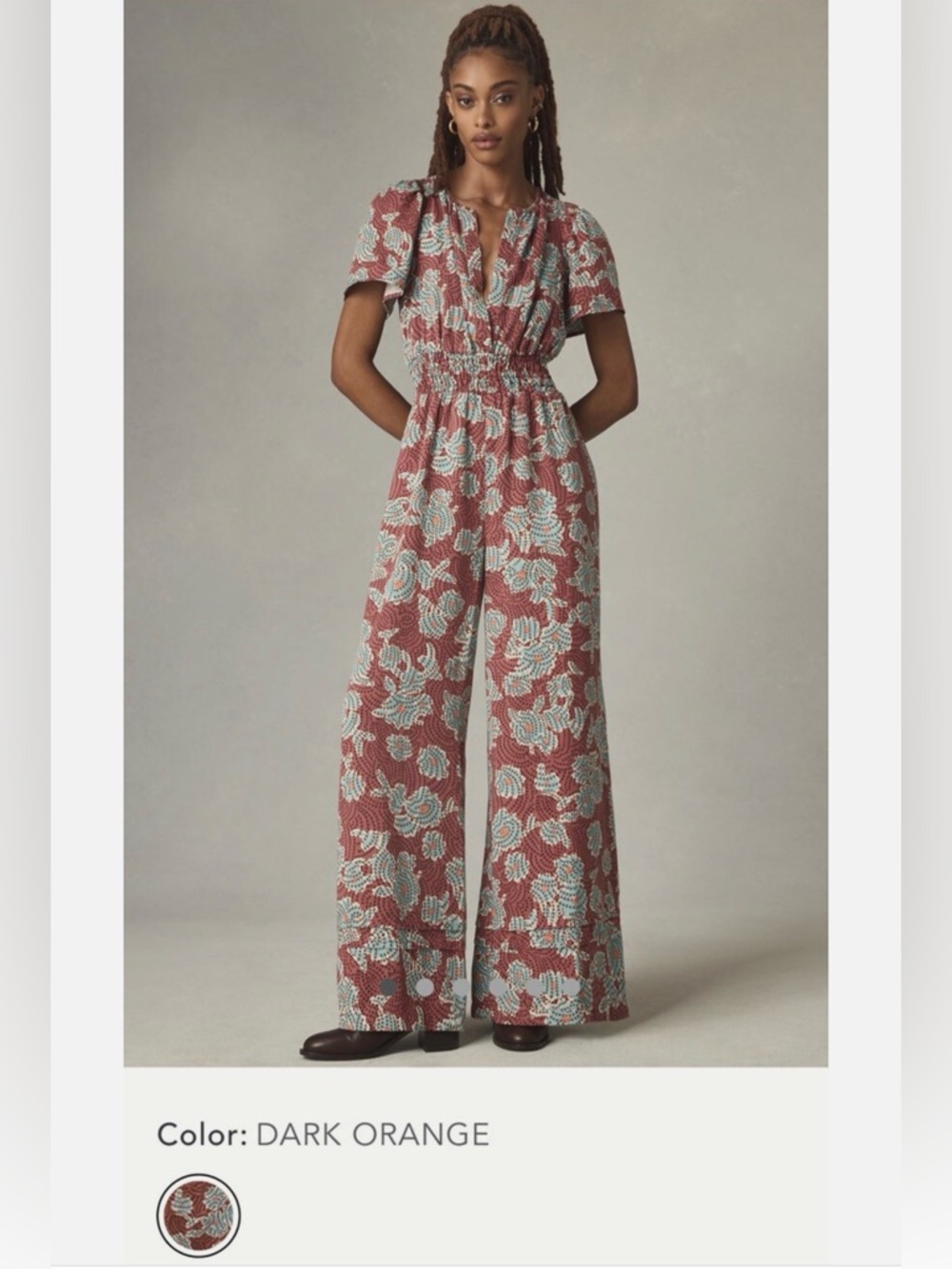 Anthropologie Somerset Jumpsuit